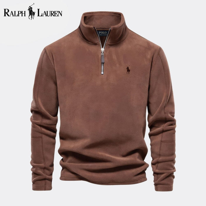 RL Prestige Cable-Knit Wool Knit Sweater
