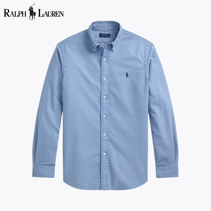 RL Slim Fit Garment-Dyed Oxford Shirt