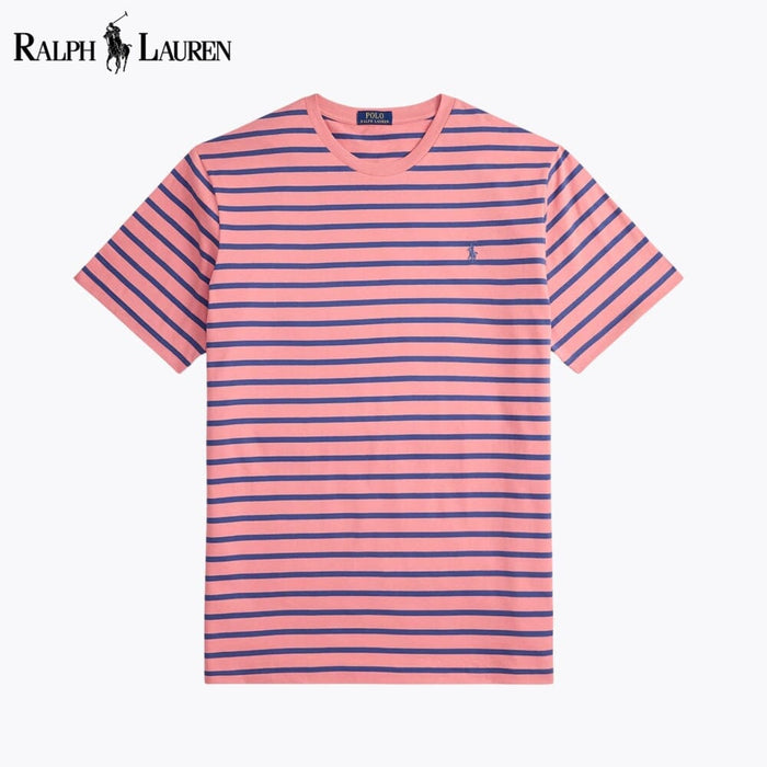 RL Striped Jersey Crewneck T-Shirt
