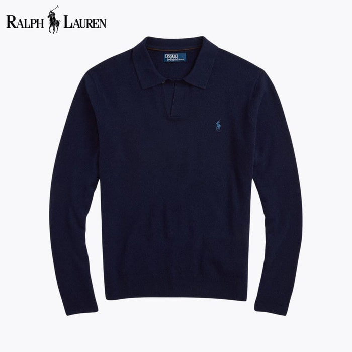 RL Wool Johnny-Collar Sweater