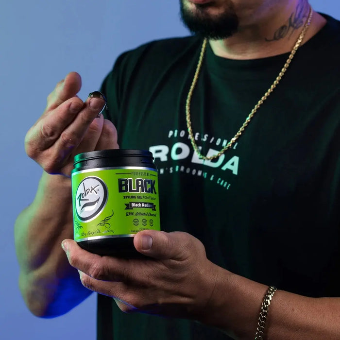 Rolda - Black Hair Styling Gel - BUYBARBER.COM