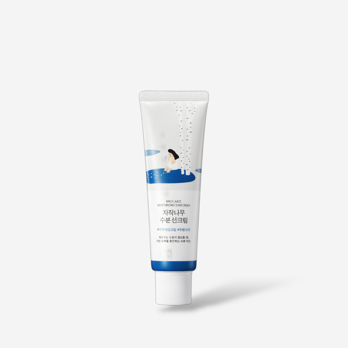 Round Lab Birch Juice Moisturizing Sun Cream 50ml كريم مرطب للشمس بخلاصة عصير البتولا من راوند لاب - Princess Cosmetics Qatar