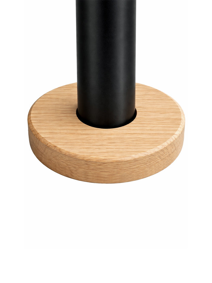 Round Wood Flange for 1-3/16" Round Iron Newel