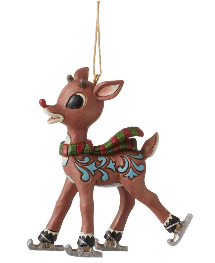 RRNJS Rudolph Ice Skating Ornament