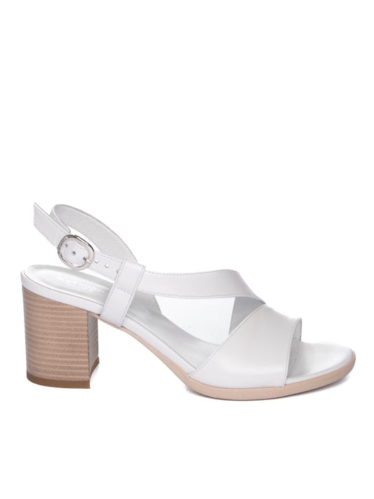 NERO GIARDINI Sandalo pelle bianco E410440 LOIRA-BIANCO