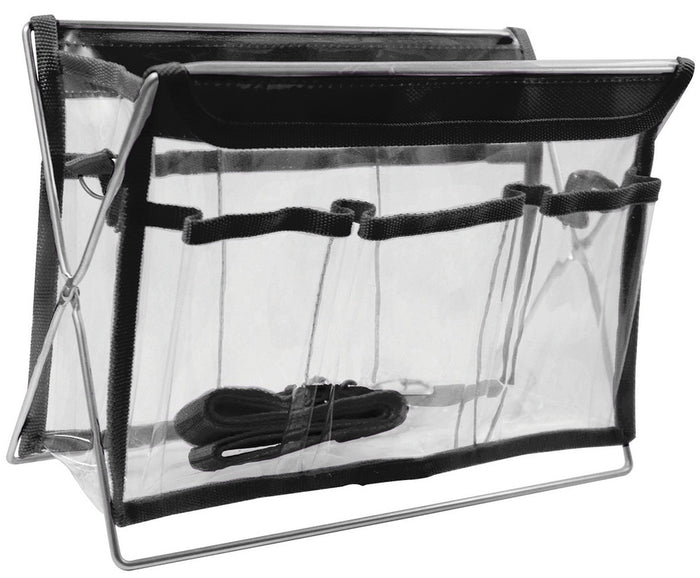 Sassy Tote! Black and Clear tote no. 37273