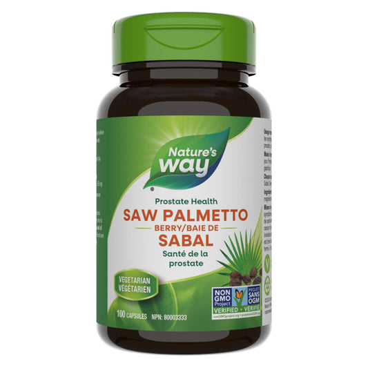 Box of Nature's Way Saw Palmetto Berry 100 Capsules