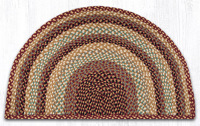SC-357 Burgundy/Gray/Cream Braided Slice