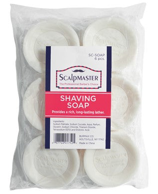 Scalpmaster Shaving Soap - 6 Count - Palms Fashion Inc.