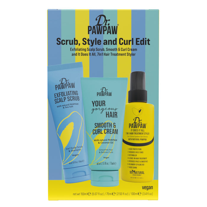 Scrub, Style & Curl Set