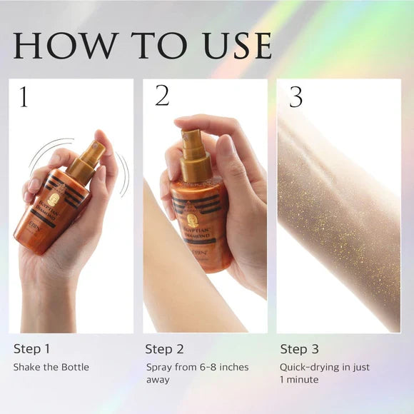 Secret of Pharaoh Egyptian Diamond Hair & Body Glitter Mist