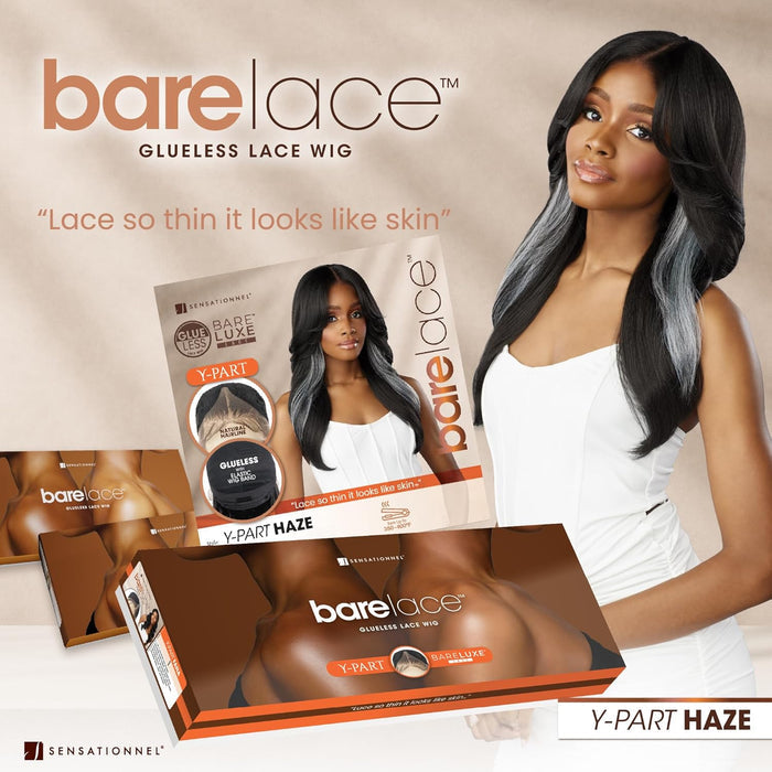 Sensationnel Bare Luxe Lace Glueless Lace Wig - Y-Part Haze