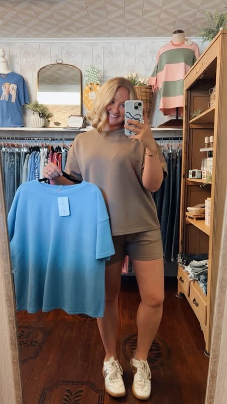 Short Sleeve Ribbed Set