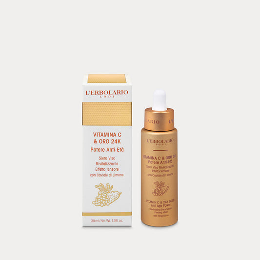 Siero Viso Vitamina C & Oro 24K