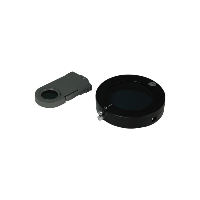 Simple Rotating Polarizer & Analyzer Kit for BM1301 Series Compound Microscopes, SKU BM13016201, three quarter front view