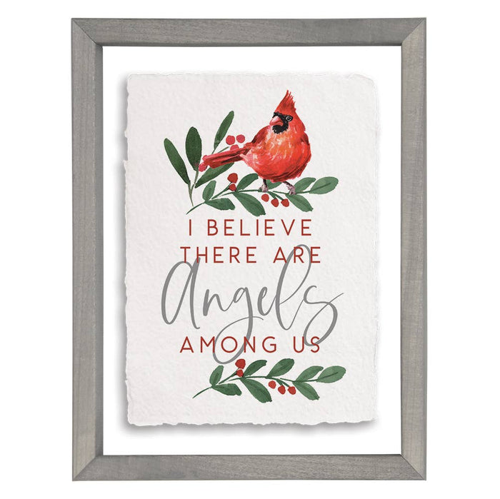 Sincere Surroundings - Angels Among Us Cardinal - Floating Art Rectangle