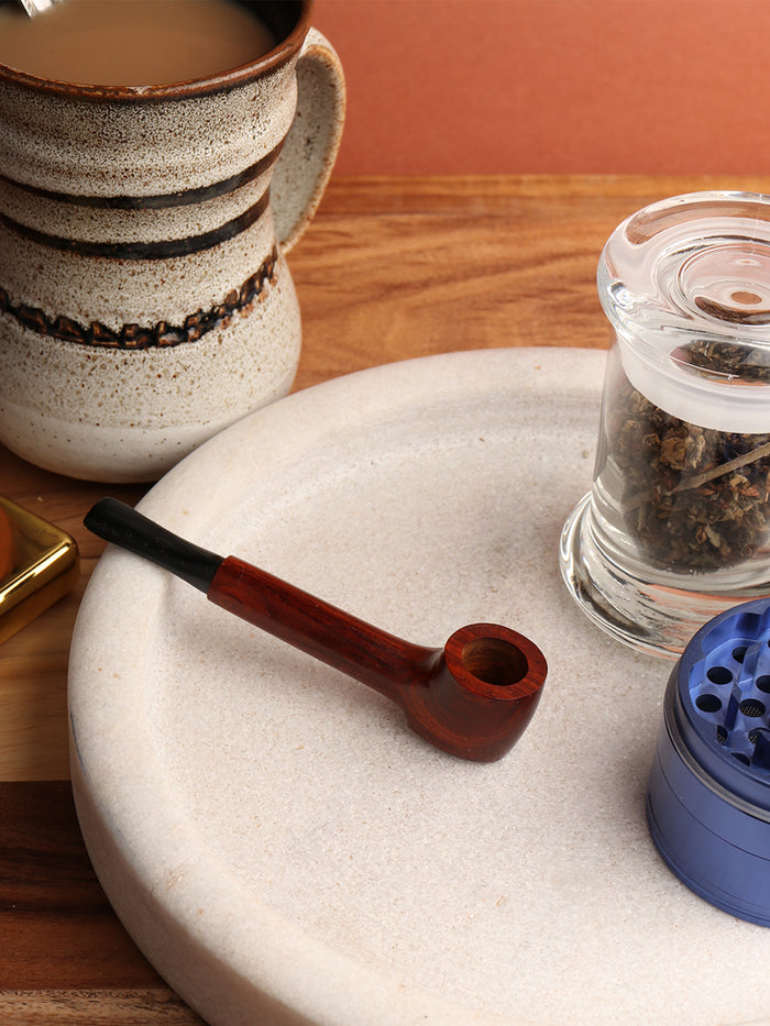 Slim Jim Pim Wooden Pipe | One Colour-Image 1
