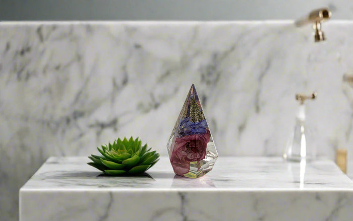 Flower preservation ring holder