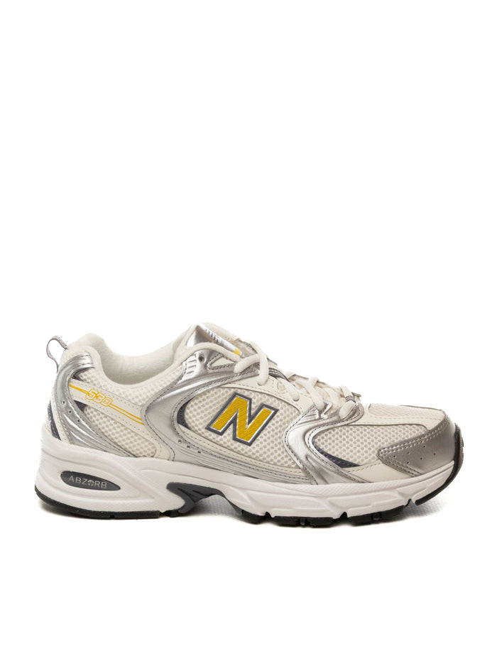 NEW BALANCE Sneaker 530 135 bianco/metal 530 153-WHT/MET