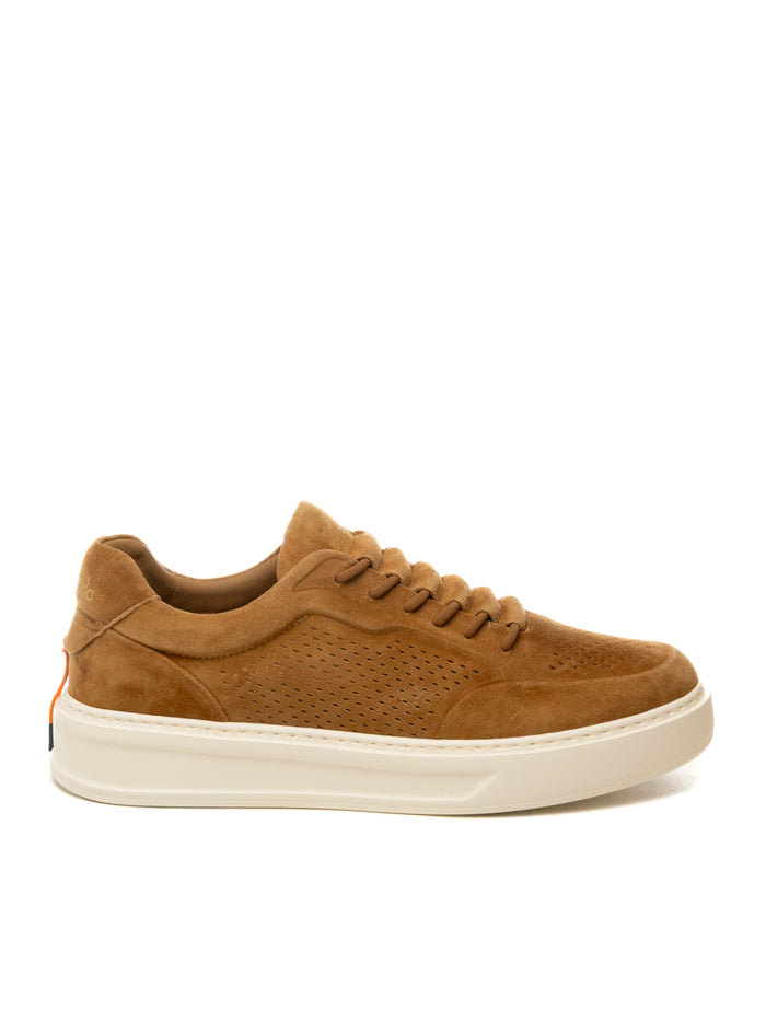 BARRACUDA Sneaker camoscio cuoio BU3612 NABUCK-CUOIO