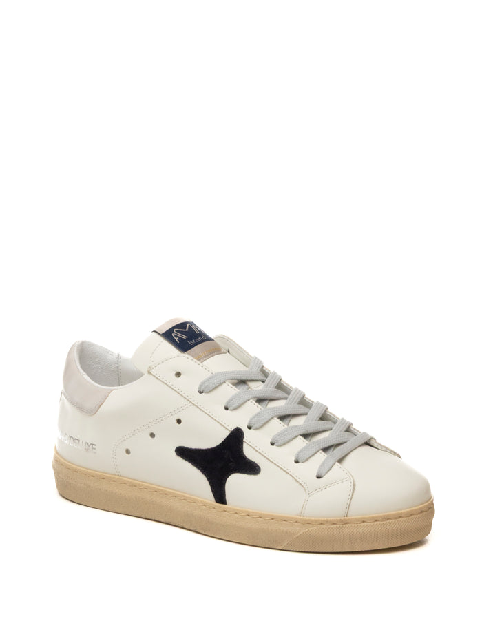 AMA BRAND DELUXE Sneaker snk bianco/nero SNK 4515-BIA/NERO