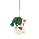 Snowpinions Dashing Through Merlot Ornament
