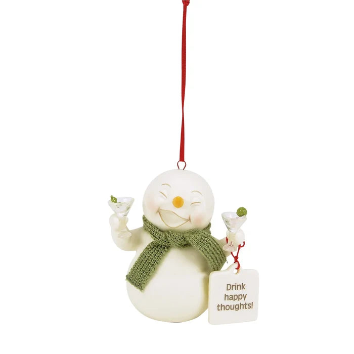 Snowpinions Drink Happy Thoughts Ornament