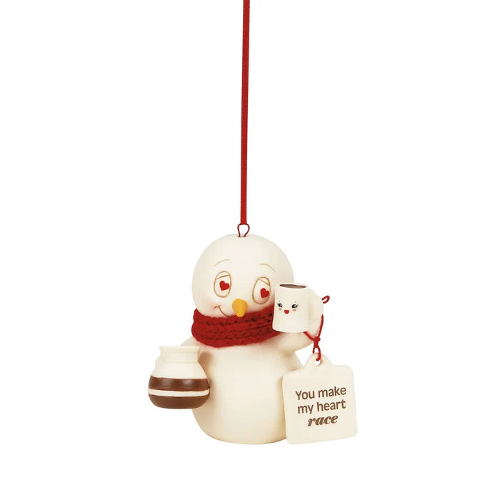Snowpinions You Make My Heart Race Ornament