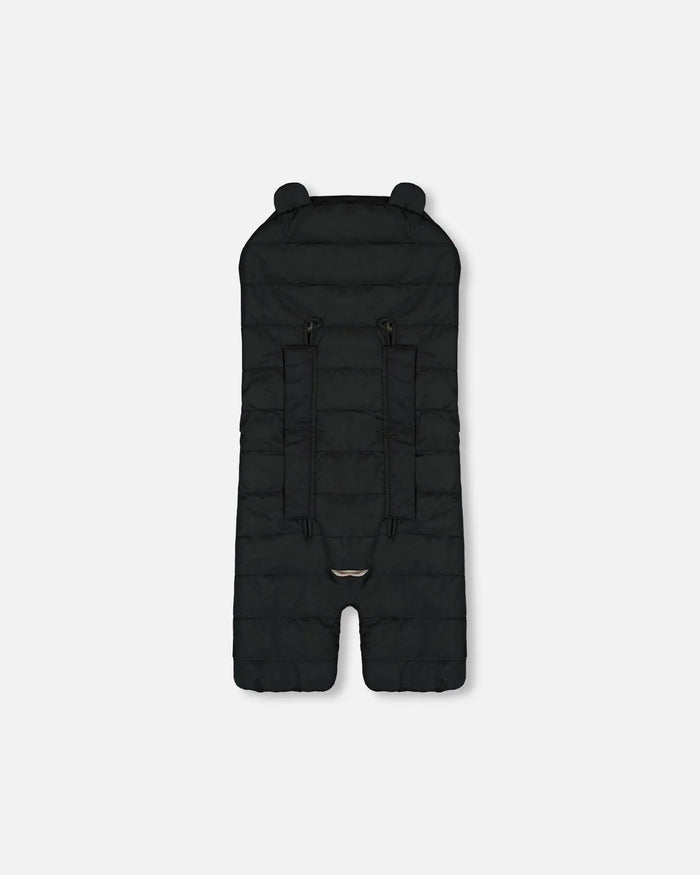 Snugly Baby Wrap Designed For Car Seat And Stroller Black | Deux par Deux | Jenni Kidz