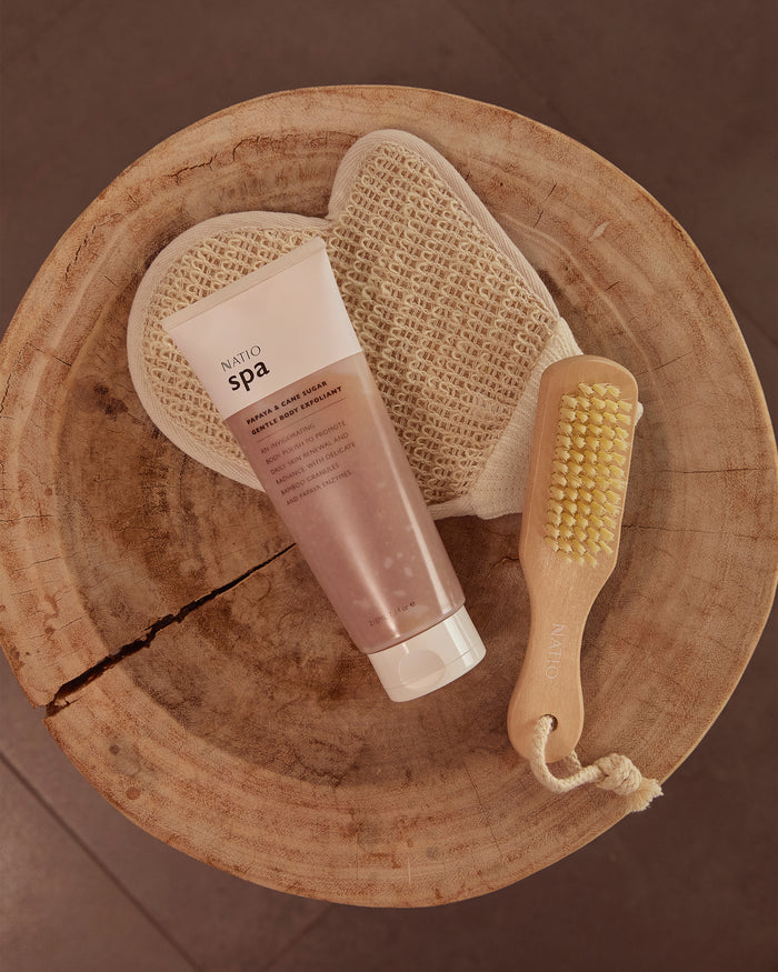 Spa Papaya & Cane Sugar Gentle Body Exfoliant