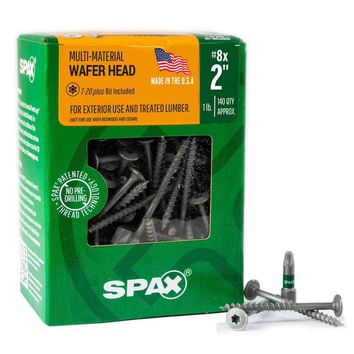 #8 (T-20+) / 2" / 1 LB Box (140 QTY)