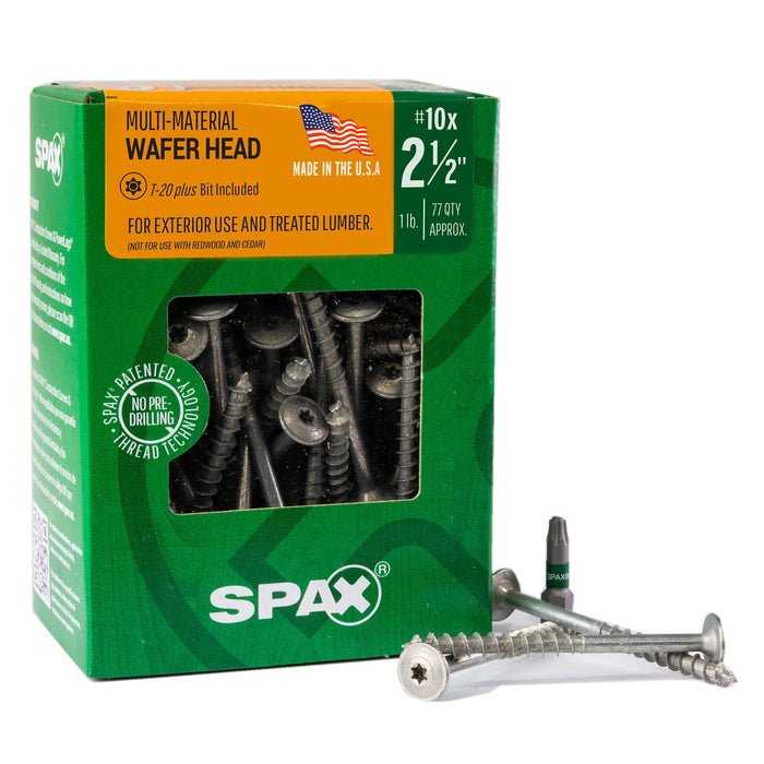 #10 (T-20+) / 2-1/2" / 1 LB Box (77 QTY)