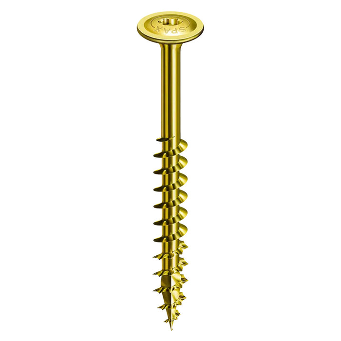 SPAX Multi-Material Wafer Head Yellow Zinc T-Star Plus Cabinet Screws