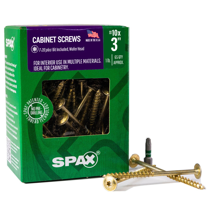 #10 (T-20+) / 3" / 1 LB Box (65 QTY)