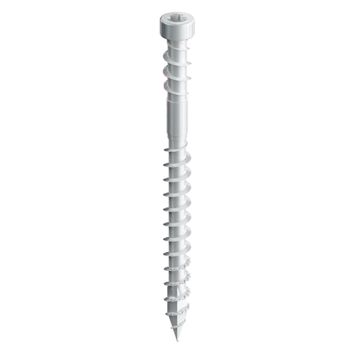SPAX PowerTrim Double Reverse Thread Composite (PVC) Screws - Cylindric Trim Head, T-Star Plus, HCR