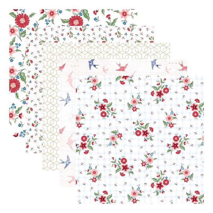 Spellbinders - Designer Paper Pad 6"X6" From Rosie's Studio - Bayfair. The Bayfair 6 x 6 Paper Pad from Rosie's Studio is perfect for creating easy handmade cards, mini album pages, tags, journal, and other paper crafting projects. Available at Embellish Away located in Bowmanville Ontario Canada.