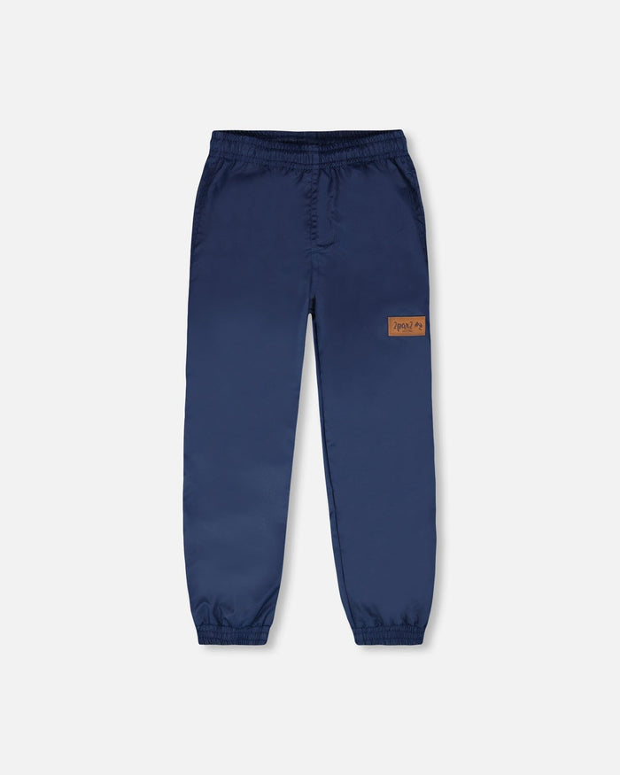 Splash Pants In Recycled Polyester Navy Blue-0