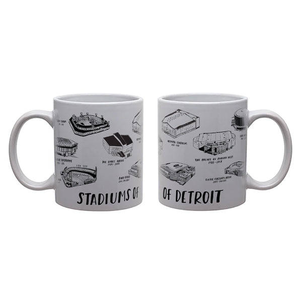 Stadiums of Detroit Mug - City Bird