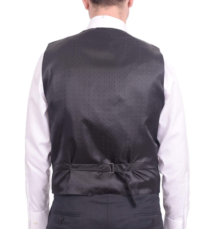 Steven Land Solid Gray Taupe Velvet Velour Vest With Necktie & Bowtie Set - The Suit Depot