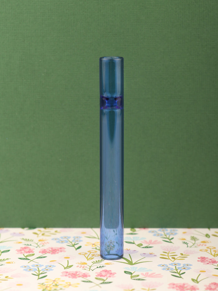 Straight Glass Cig Holder | Blue-Image 1