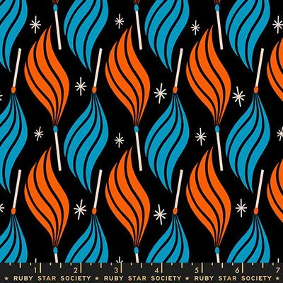 Strike Black-Trinketry- Fat Quarter