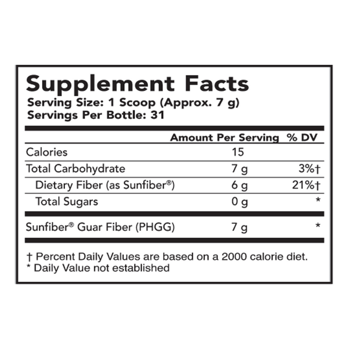 SUNFIBER by Tomorrow's Nutrition Pro