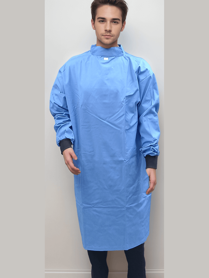 Surgeon Gown Blue – Premium Surgical Attire for Medical Professionals - J R GARMENTS