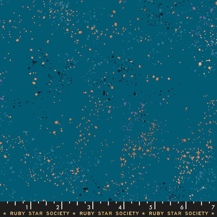 Teal Metallic -Speckled- Fat Quarter