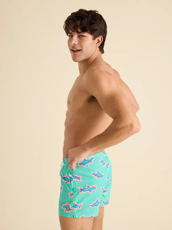 The Apex Swimmers 4" (Lined Classic Swim Trunk) - Image 3 - Chubbies Shorts