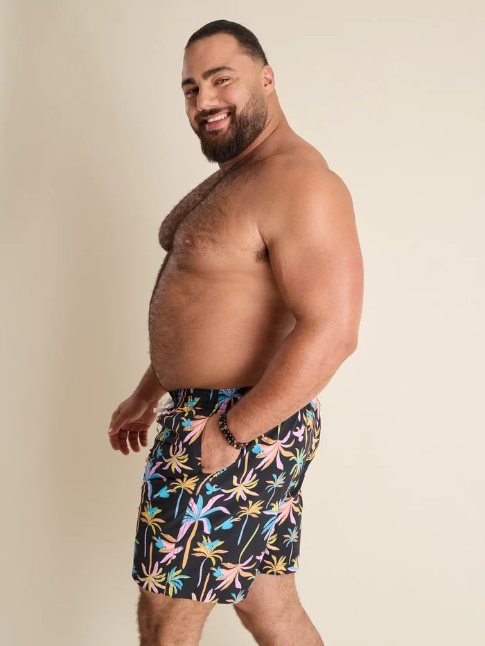 The Black Light Nights 7" (Classic Lined Swim Trunk) - Image 3 - Chubbies Shorts