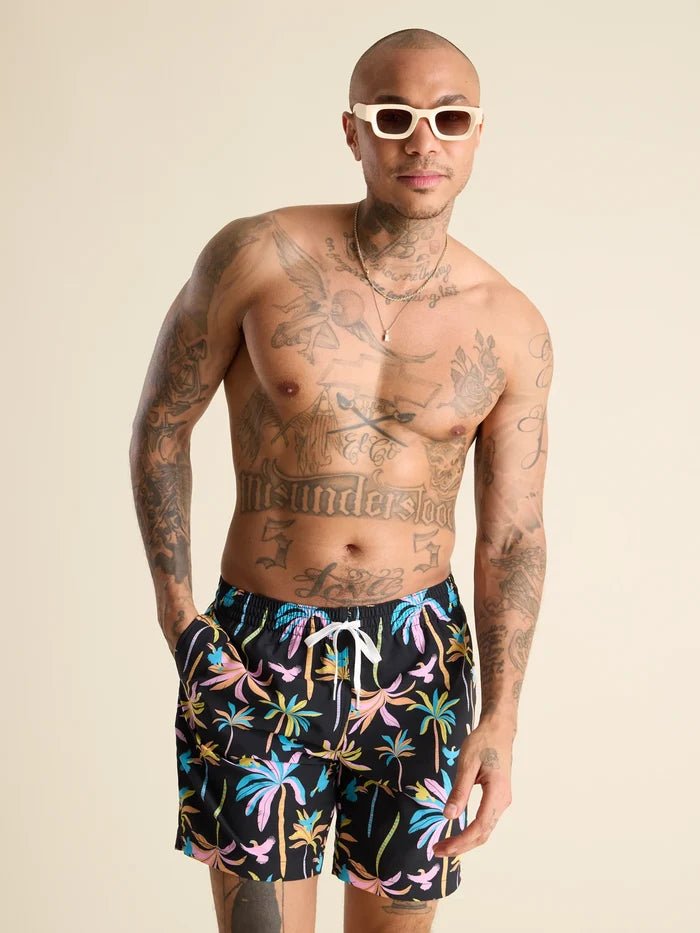 The Black Light Nights 7" (Classic Swim Trunk) - Image 4 - Chubbies Shorts