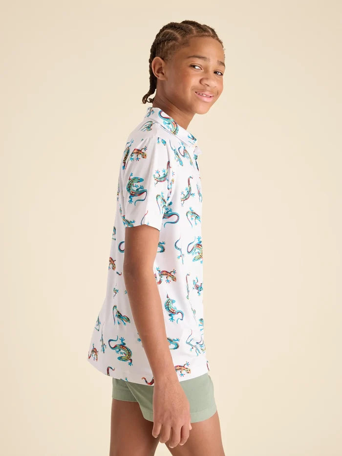 The Blizzard O' Lizard (Boys Performance Polo) - Image 3 - Chubbies Shorts
