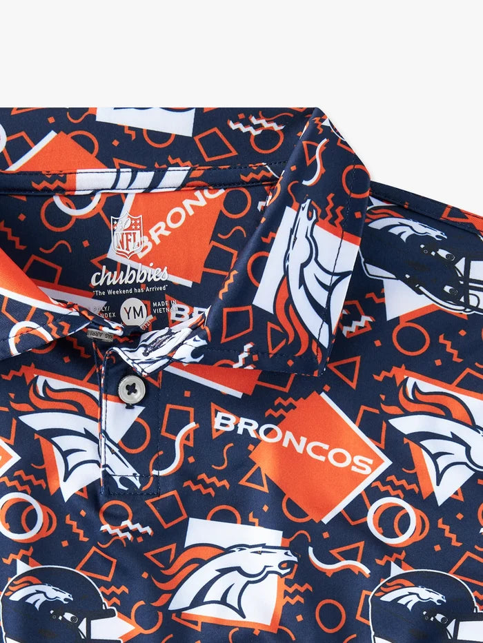 The Broncos Game Day Fit (Boys Performance Polo) - Image 2 - Chubbies Shorts