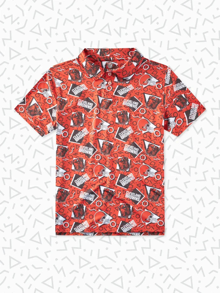 The Browns Game Day Fit (Boys Performance Polo) - Image 1 - Chubbies Shorts